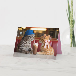 Malt Shop Valentine Card