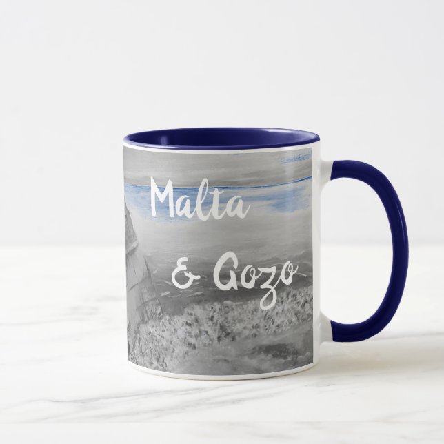 Malta and Gozo Souvenir Mug (Right)