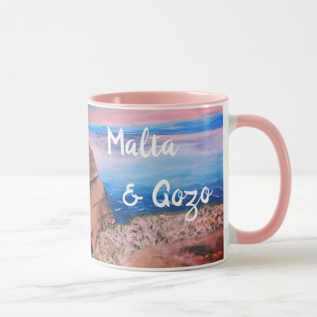 Malta and Gozo Souvenir Mug (Right)