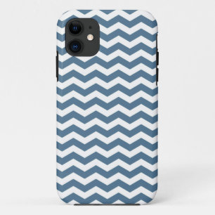 Malta Blue Wave Chevron iPhone 11 Case