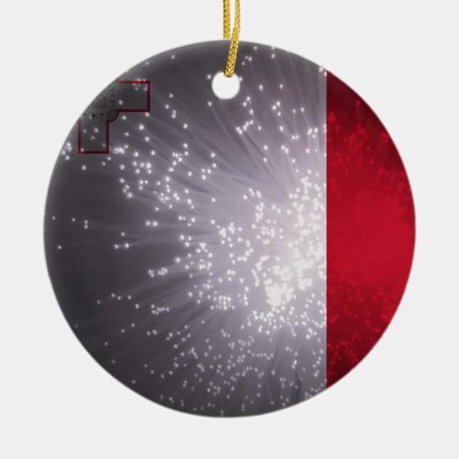 Malta Ceramic Ornament (Front)