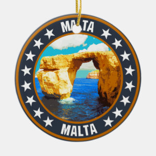 Malta                                              ceramic ornament
