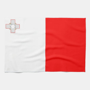malta country flag towel