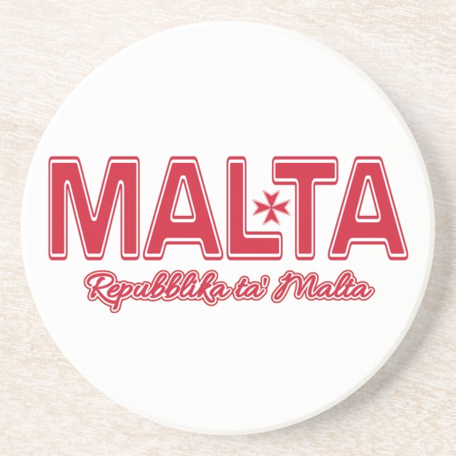 MALTA custom coaster (Front)