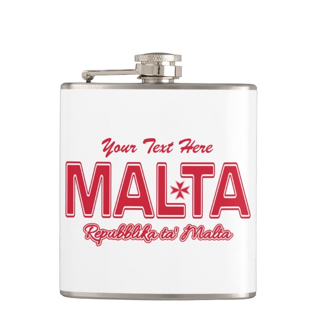 MALTA custom flask (Front)