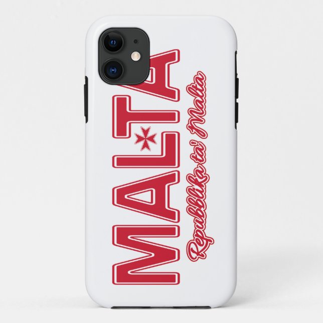 MALTA custom iPhone case (Back)