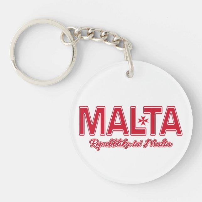MALTA custom key chain (Front)