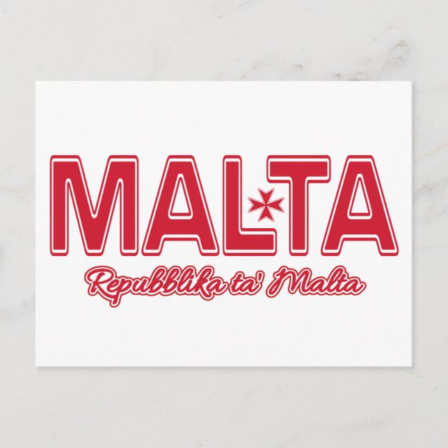 MALTA custom postcard (Front)