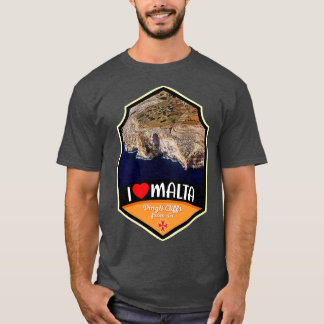 Malta Dingli Cliffs From Airliner T-Shirt