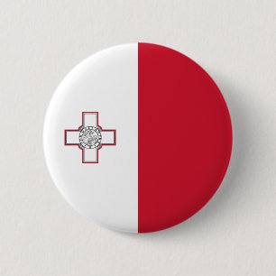Malta Flag 6 Cm Round Badge