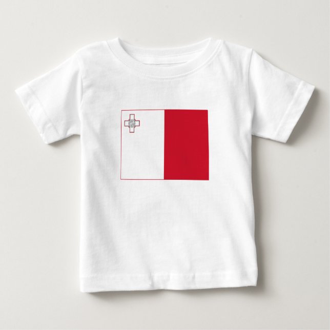 Malta Flag Baby T-Shirt (Front)