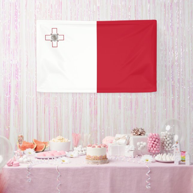 Malta flag banner (Party)