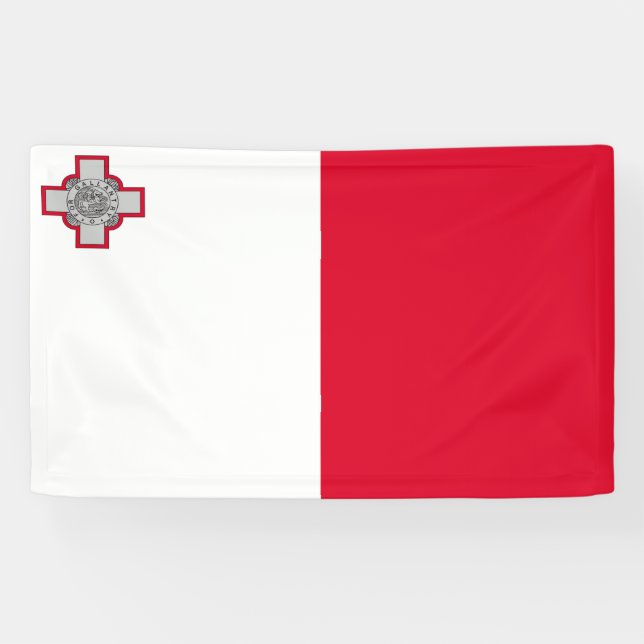 Malta flag banner (Horizontal)