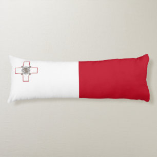 Malta flag body cushion