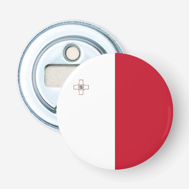 Malta flag bottle opener (Front)