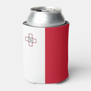 Malta Flag Can Cooler