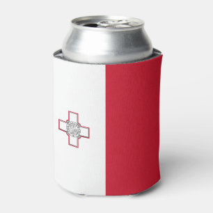 Malta Flag Can Cooler