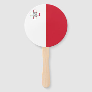 Malta Flag Hand Fan