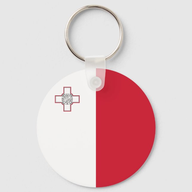 Malta Flag Key Ring (Front)