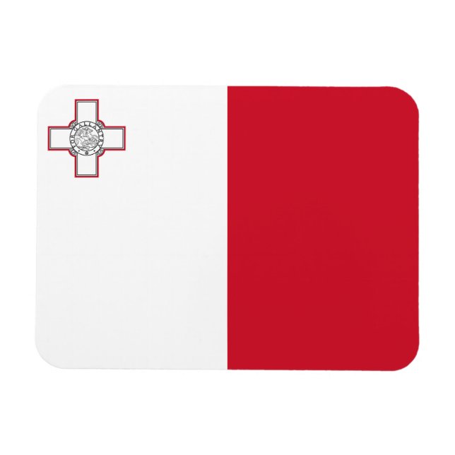 Malta Flag Magnet (Horizontal)