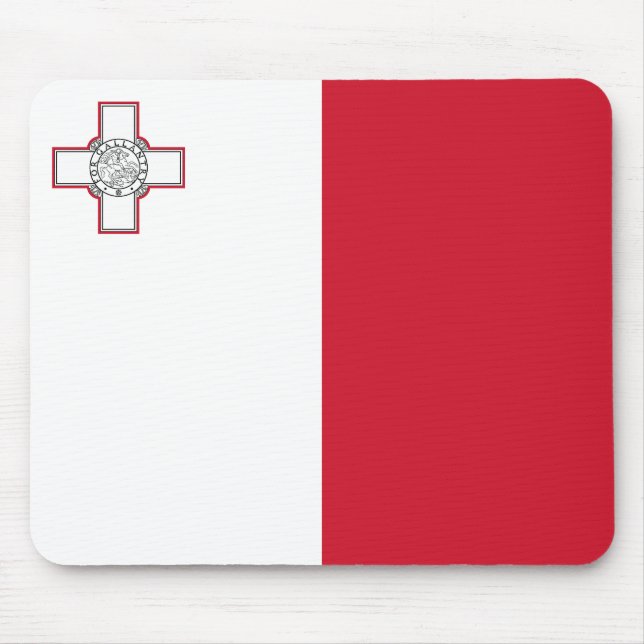 Malta Flag Mouse Pad (Front)