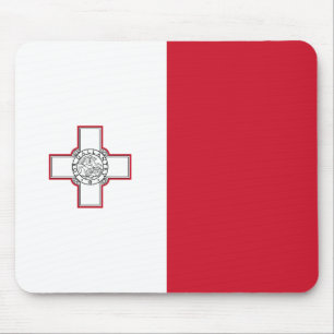 Malta Flag Mouse Pad