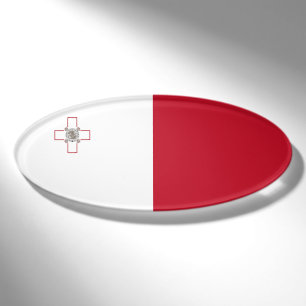 Malta flag name tag