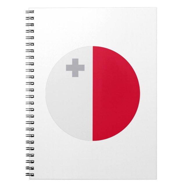 Malta Flag Notebook (Front)