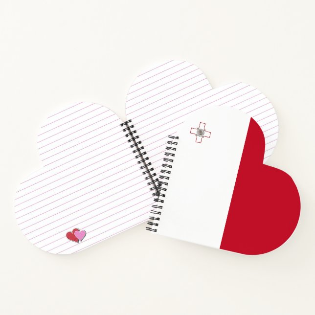 Malta flag notebook (Inside)