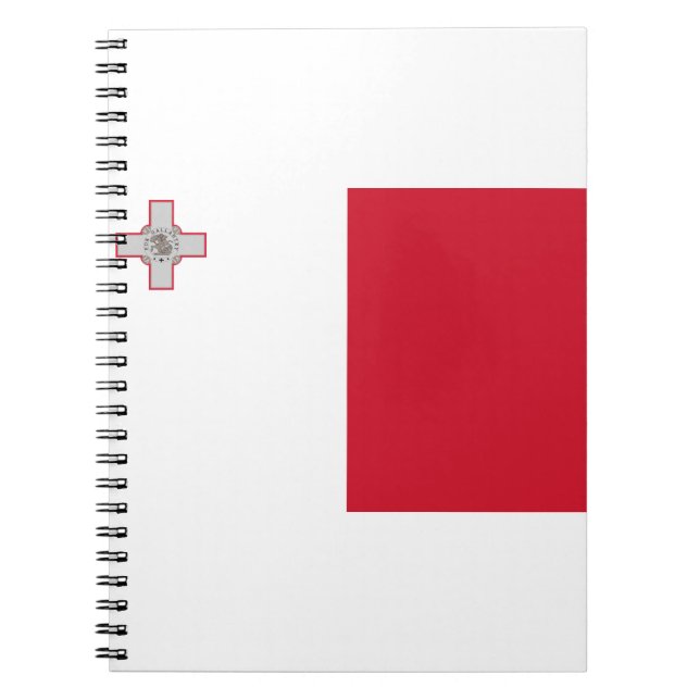 Malta Flag Notebook (Front)