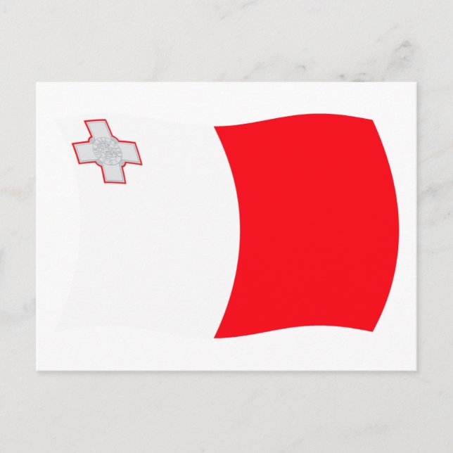 Malta Flag Postcard (Front)
