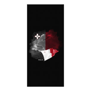 Malta flag rack card
