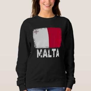 Malta Flag Support Maltese People Women Men Sweatshirt