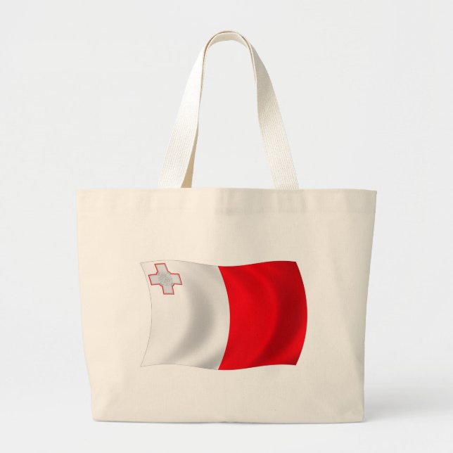 Malta Flag Tote Bag (Front)