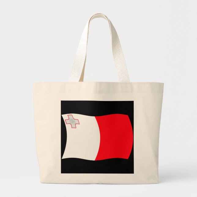 Malta Flag Tote Bag (Front)
