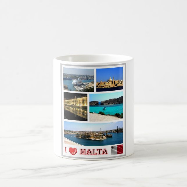 Malta - I Love - Coffee Mug (Center)
