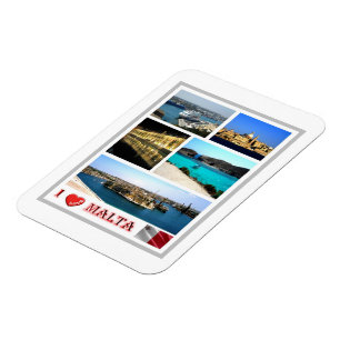 Malta - I Love - Magnet