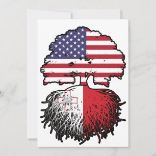 Malta Maltese American USA United States America Invitation