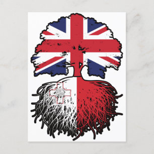 Malta Maltese British UK United Kingdom Britain Postcard
