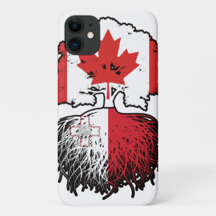 Malta Maltese Canadian Canada Tree Roots Flag iPhone 11 Case