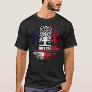 Malta Maltese French France Tree Roots Flag T-Shirt