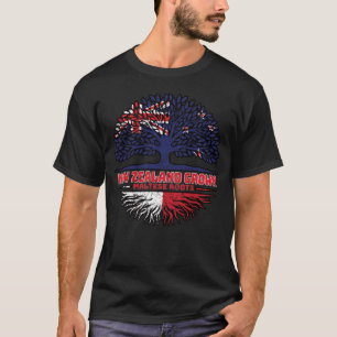 Malta Maltese New Zealander New Zealand Tree Roots T-Shirt