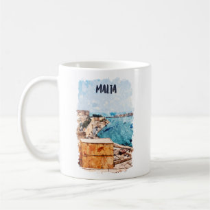 Malta Mediterranean Island View Coffee Mug