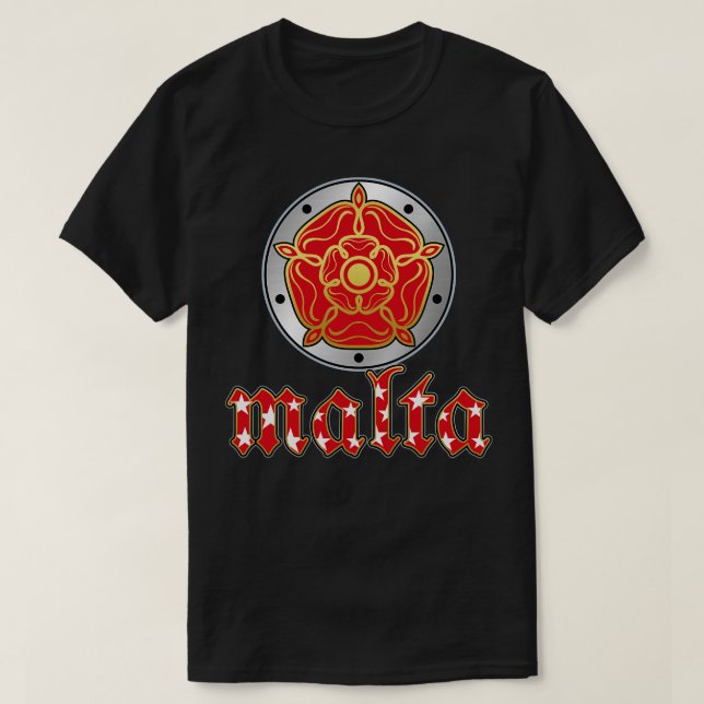MALTA METAL SHIELD T-Shirt (Design Front)
