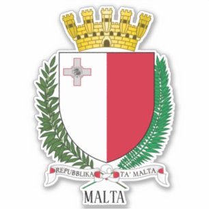 Malta National Coat Of Arms Patriotic