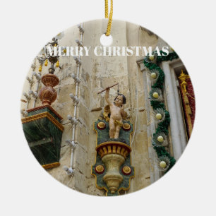 Malta Panoramic Christmas Travel Ornament