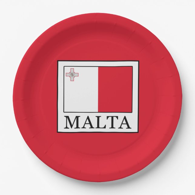 Malta Paper Plate (Front)