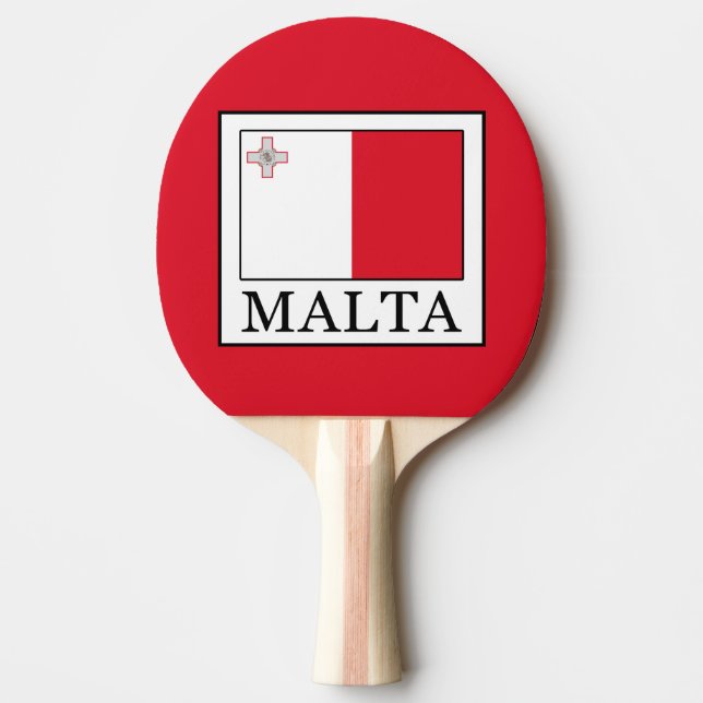 Malta Ping Pong Paddle (Front)
