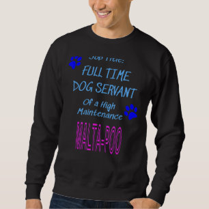 Malta Poo I Love My Malta Poo Dog Puppy Sweatshirt