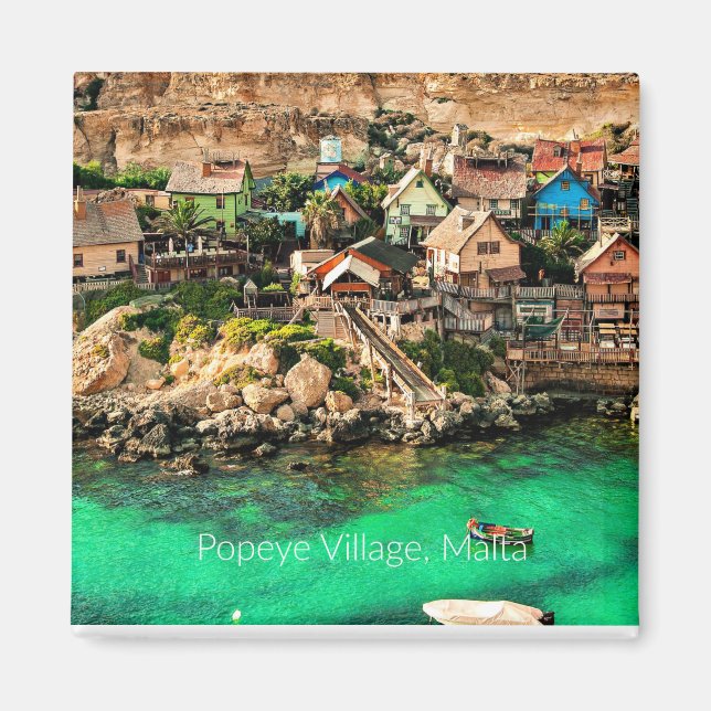 Malta, Popeye Village Magnet (Front)